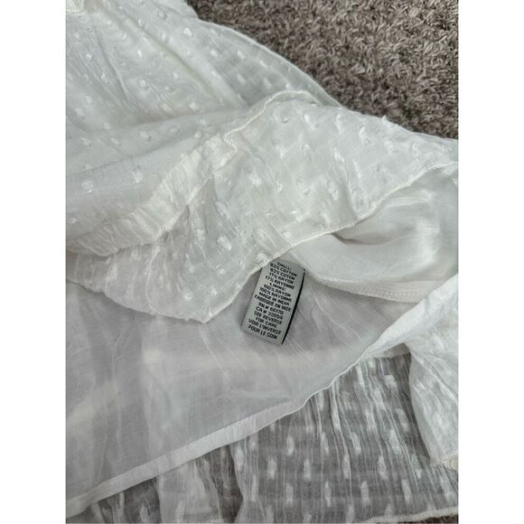 Anthropologie Ranna Gill Basilia Embroidered Mini Dress Babydoll Swing Boho XS - Picture 5 of 12